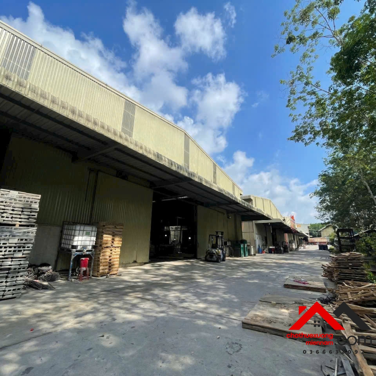 Cho thuê xưởng 10.000m² Dầu Tiếng Bình Dương, PCCC, điện 560kVA, giá rẻ nhất khu vực. Liên hệ: - Ảnh chính
